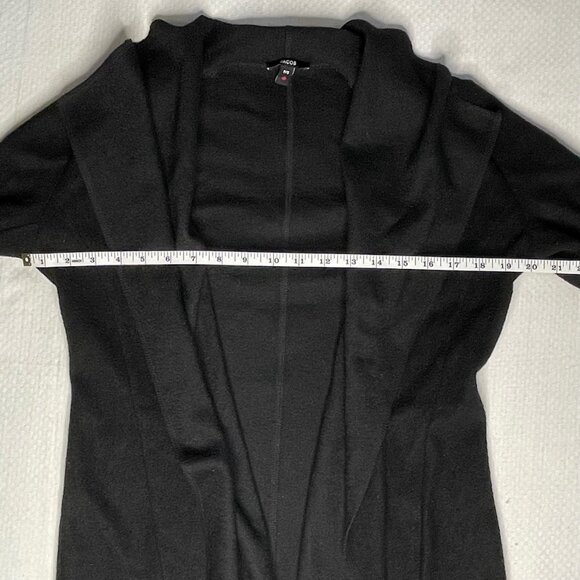 Jacob Black Drape‑Front Knit Cardigan (Small) - Picture 9 of 11